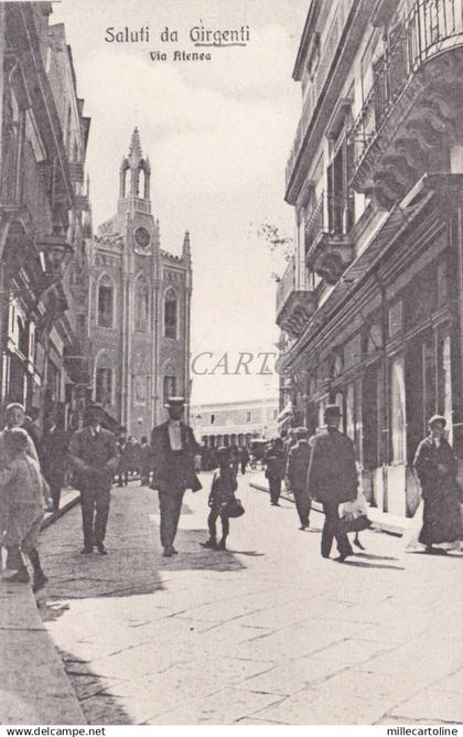 AGRIGENTO - Girgenti, Saluti - Via Atenea