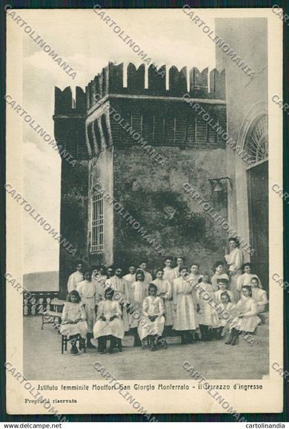 Alessandria San Giorgio Monferrato cartolina QQ6940