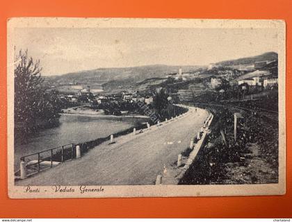 Cartolina - Ponti ( Alessandria ) - Veduta Generale - 1946