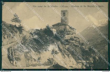 Aosta Sarre Castello Reale di cartolina MT2942