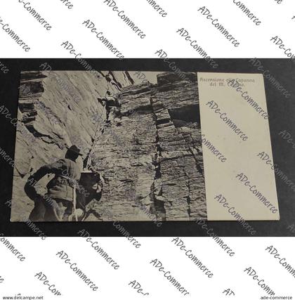 Cartolina Monte Cervino - Ascensione alla Capanna