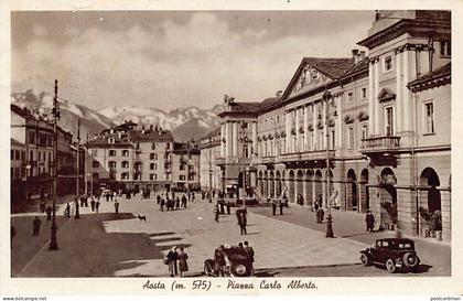Italia - AOSTA - Piazza Carlo Alberto