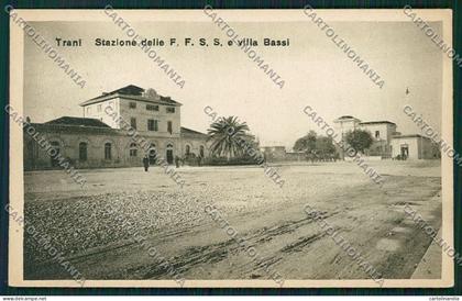 Bari Trani Stazione cartolina QQ4624