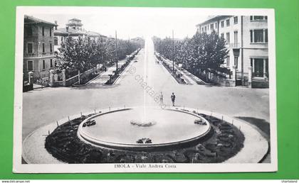 Cartolina - Imola - Viale Andrea Costa - 1932