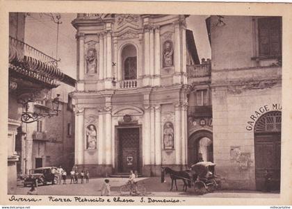 AVERSA: piazza Plebiscito e Chiesa S. Domenico