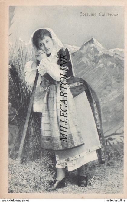 CATANZARO:  Costume Calabrese - ed. Mazzocci