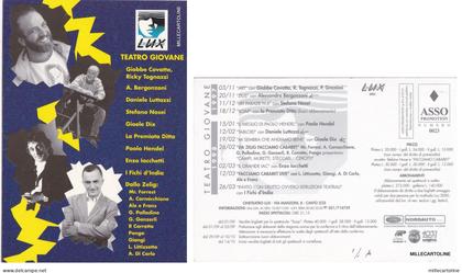 # CANTU': CINETEATRO LUX- STAGIONE 1998 - 98 - VARI ATTORI..