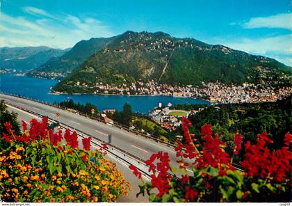 CPM Lago di Como Panorama du Como e Brunate