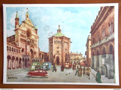 Cartolina Cremona - Piazza del Duomo in Cremona - 1960 ca.