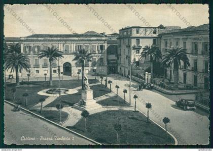 Crotone Città PIEGATA FG cartolina ZK2325