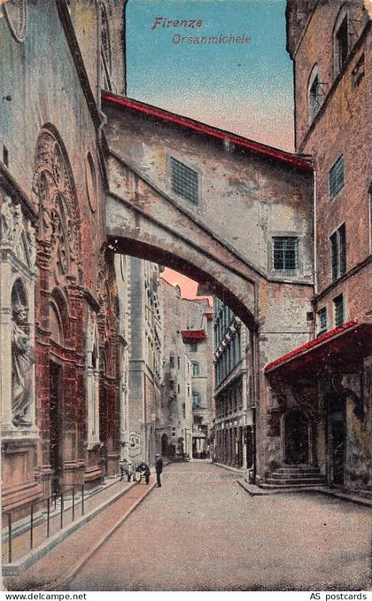 B377 Italy Firenze Florence Orsanmichele vintage postcard