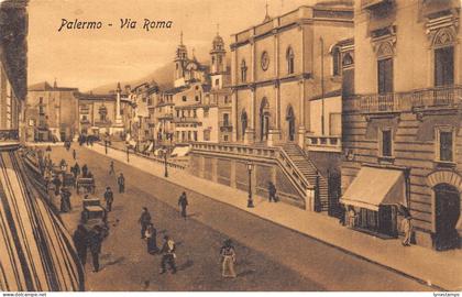 L073 Italy Florence - Firenze - Piazzale Michelangelo  statue vintage postcard