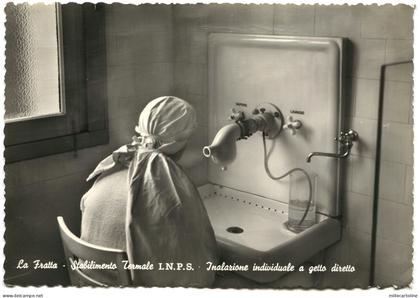 LA FRATTA (FORLI'), STABILIMENTO TERMALE INPS, INALAZIONE INDIVIDUALE '60 Forlì