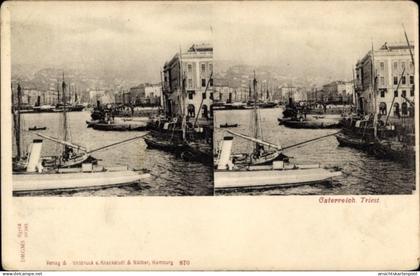 Stereo CPA Triest Friuli Venezia Giulia, Hafen
