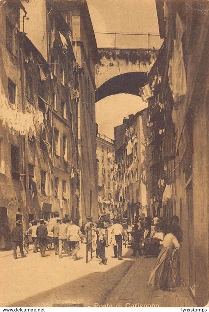 A655 Italy Genova Genoa Ponte di Carignano vintage postcard