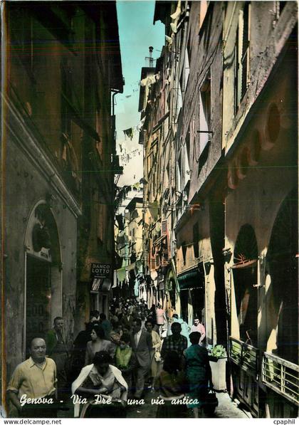 CPM Genova Rue Pre une ancienne rue