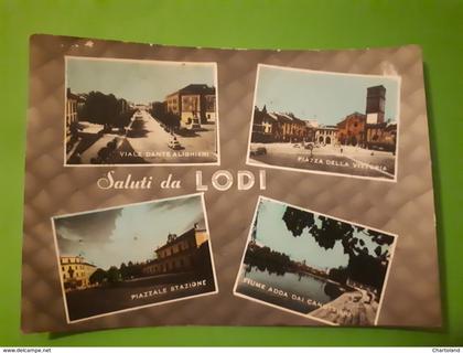 Cartolina - Saluti da Lodi - 1965
