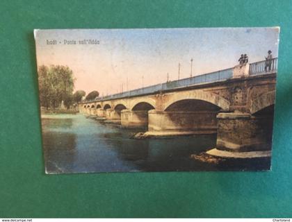 Cartoline Lodi - Ponte Sull'Adda - 1922