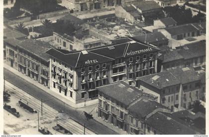 VIAREGGIO - Hotel Mediterranee da aeroplano 1931 Fotocartolina Navigazione Aerea