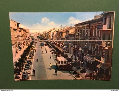 Cartolina Civitanova Marche - Corso Umberto - 1965