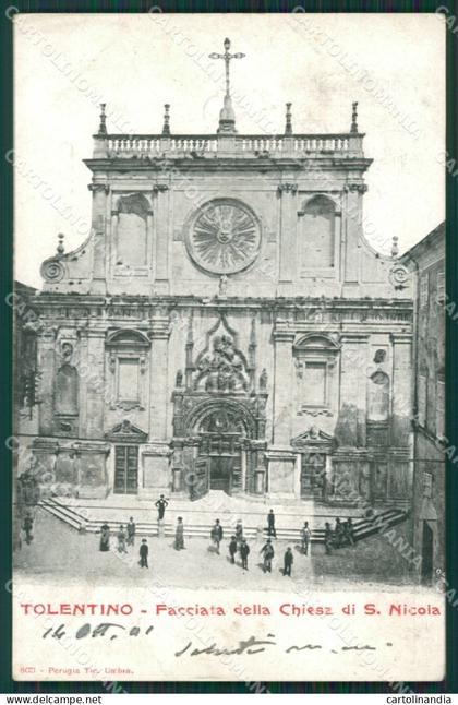 Macerata Tolentino cartolina QK6542