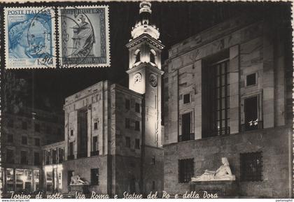 Cartolina / Postcard / non Viaggiata /  Torino - Veduta di Notte