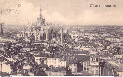 B659 Italy Milan Milano 1912 Panorama vintage postcard