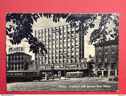 Cartolina - Milano - Il Palazzo Ferrovie Nord Milano - 1958