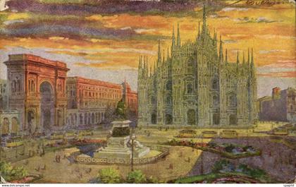 Italia - Italie - Italie - Milan - Milano - Piazza del Duomo - CPA
