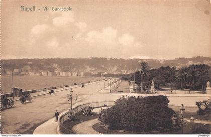 A653 Italy Napoli Naples Via Caracciolo vintage postcard