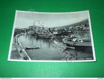 Cartolina Torre del Greco - Marina - Porto 1953