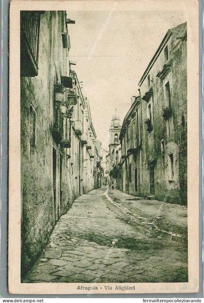 du1079 cartolina afragola via alighieri scollata provincia di napoli