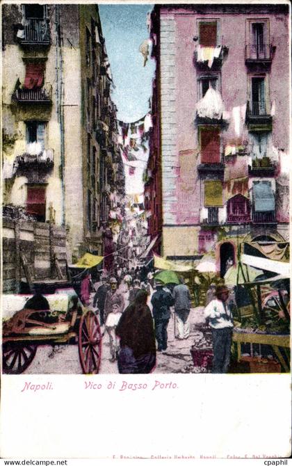Italia - Italie - Italy - Naples - Napoli - Vico di Basso Porto - CPA