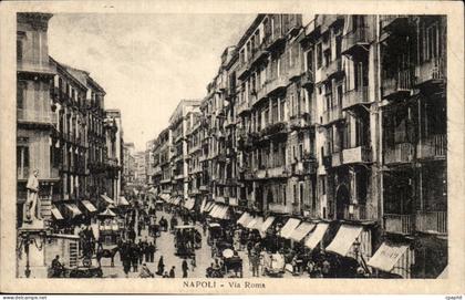 Italie Italie Napoli CPA Via Roma