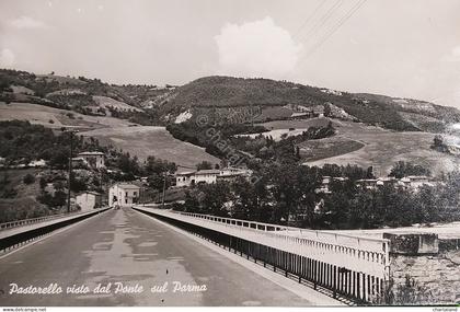 Cartolina - Pastorello ( Parma ) visto dal Ponte sul Parma - 1968