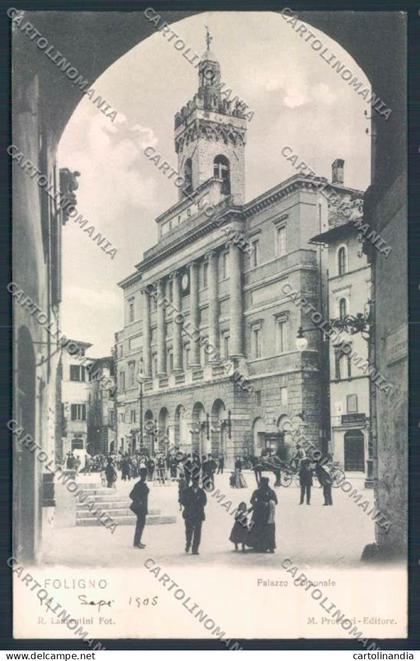 Perugia Foligno cartolina MQ1434