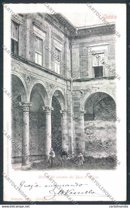 Perugia Gubbio cartolina MQ1460