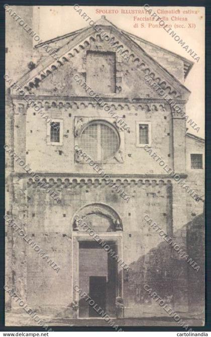 Perugia Spoleto cartolina MQ1481