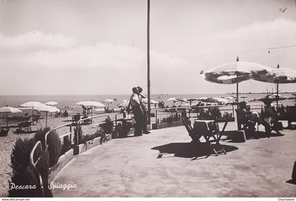 Cartolina - Pescara - Spiaggia - 1951