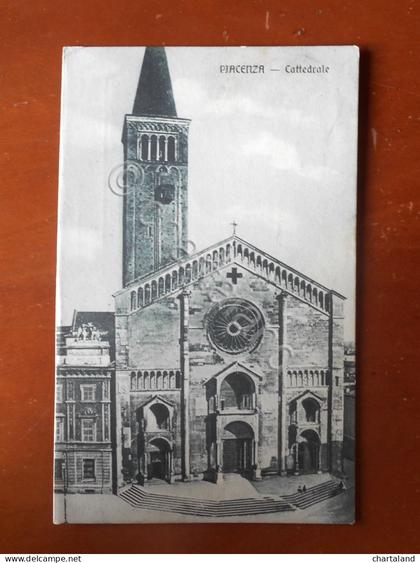 Cartolina Piacenza - Cattedrale - 1915