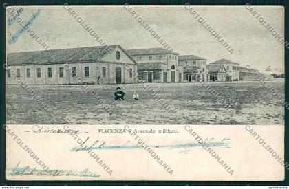 Piacenza Militari cartolina QQ9643