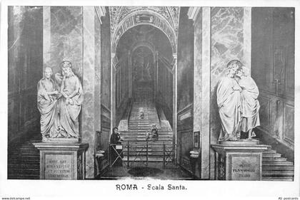 B367 Italy Rome Roma Scala Santa vintage postcard