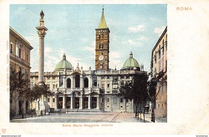 Italy Roma Rome Santa Maria Maggiore Esterno Church vintage postcard