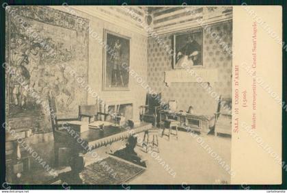 Roma Città Mostre Retrospettive Sala Uomo d'Armi cartolina MX2571