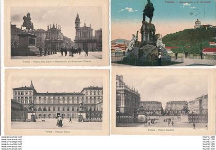 lot de 15 cartes de TORINO   ( recto verso )