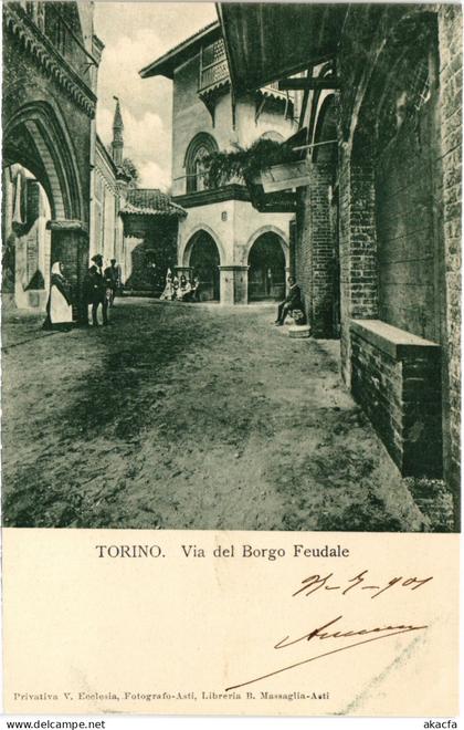 PC ITALY TORINO VI DEL BORGO FEUDALE (a5008)