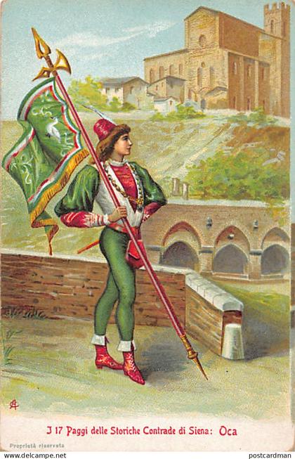 Italia - SIENA - Oca - I 17 Paggi delle Storiche Contrade di Siena