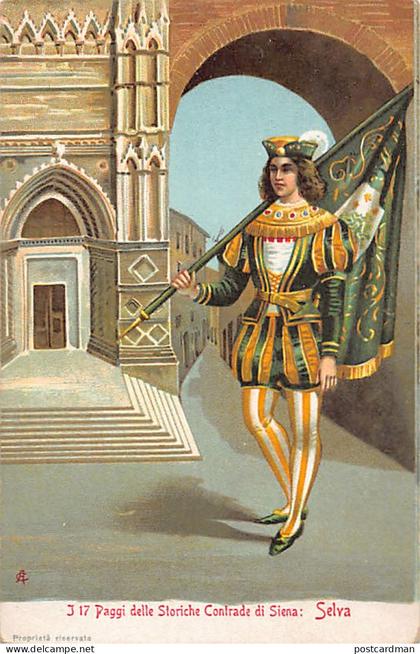 Italia - SIENA - Selva - I 17 Paggi delle Storiche Contrade di Siena