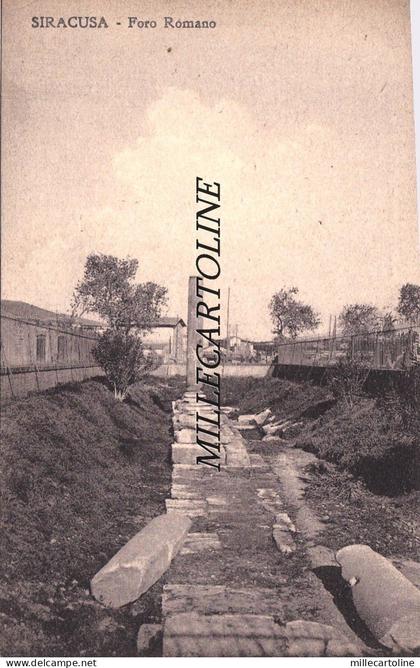 SIRACUSA: Foro Romano