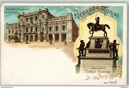 10100 Torino Turin 1899 - Palazzo Carignano Ex Parlamento Monumento Carl... - 52230143